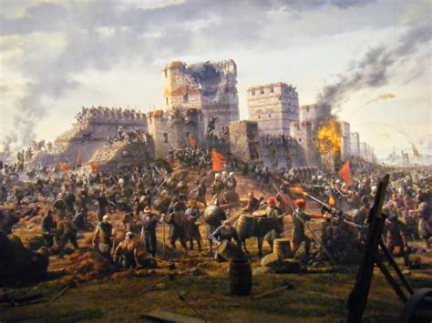 The Fall of Constantinople: Byzantine Decline Meets Ottoman Rise and Ambition