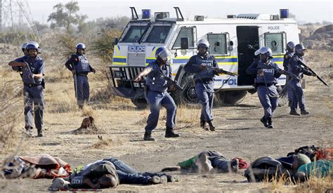 The Marikana Massacre: An Unprecedented Showdown Between Miners and Security Forces Marking a Dark Chapter in South African Labour History